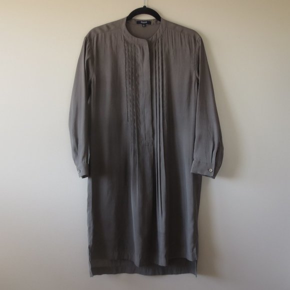 Madewell Tunic Dress in Olive Green Modal Blend, Sz S, EUC - Picture 4 of 12